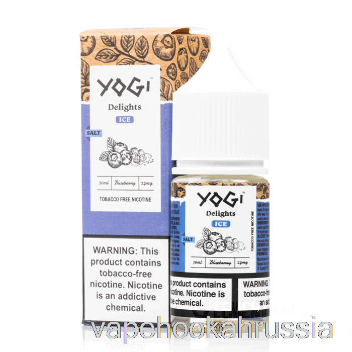 Vape Russia черничная ледяная соль - Yogi Deliance - 30мл 24мг